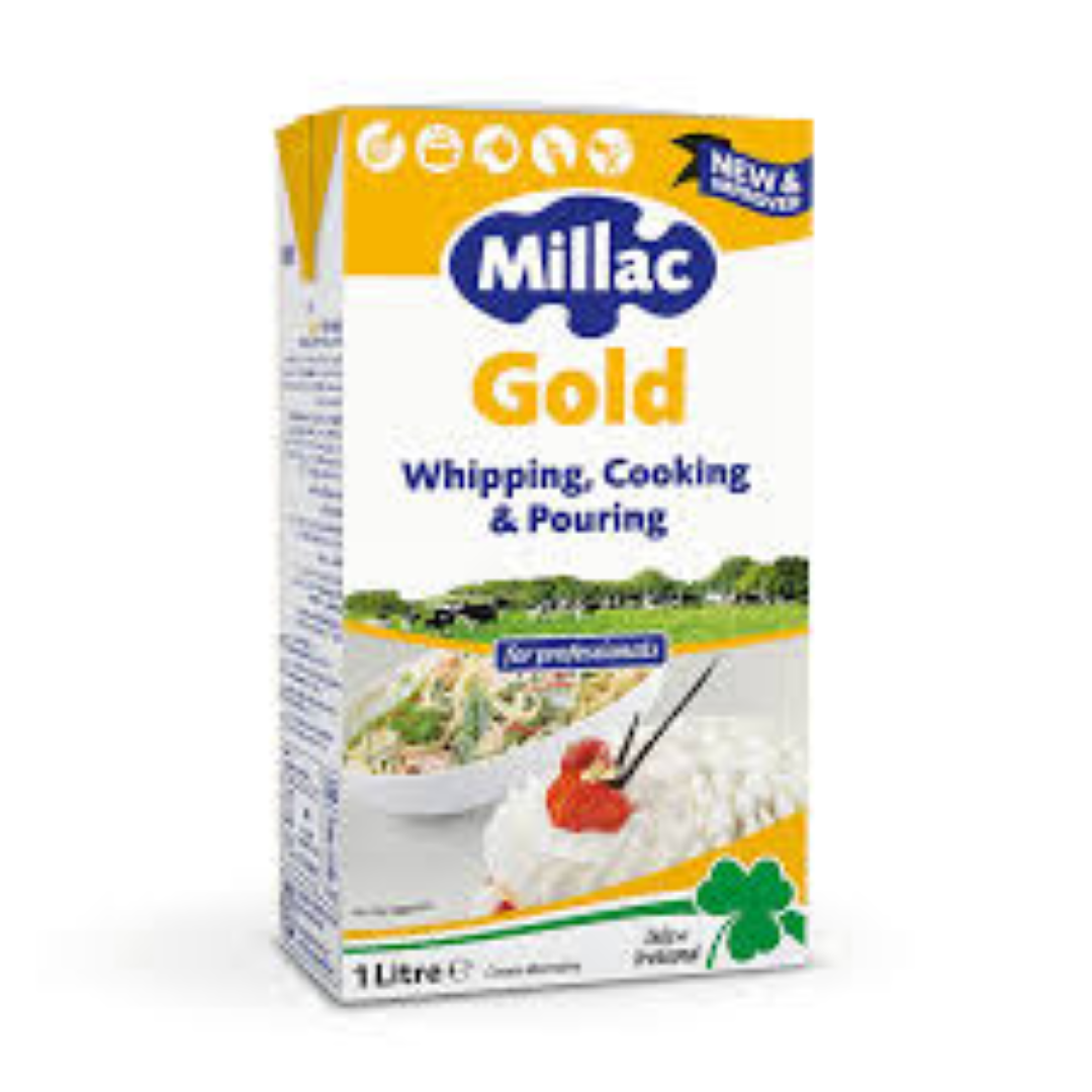 MILLAC GOLD WHIPPING   COOKING & POURING CREAM 1LT